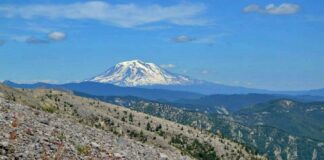 Mount St. Helens National Volcanic Monument, Spirit Lake Hwy, Castle Rock, WA, USA.