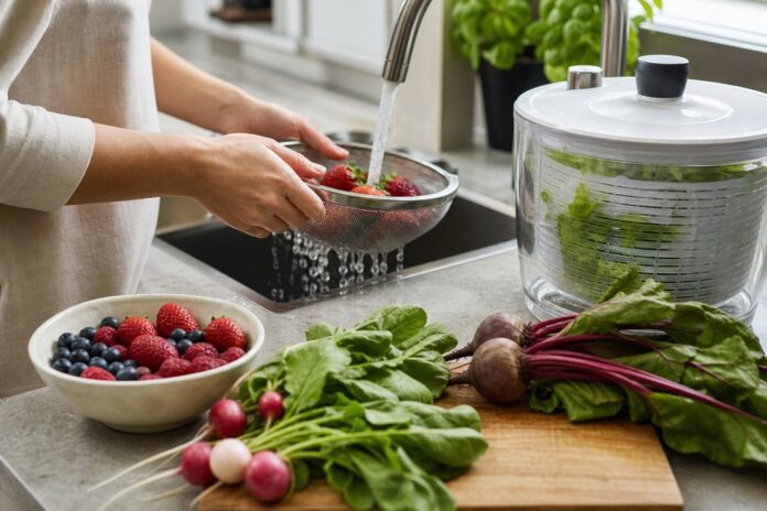 How to Wash Produce Safely During the Cyclosporiasis Outbreak
